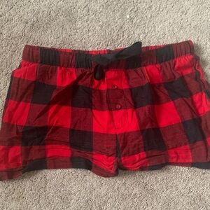 Plaid Pajama Shorts